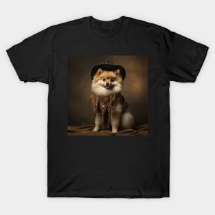 Cowboy Dog - Pomeranian T-Shirt